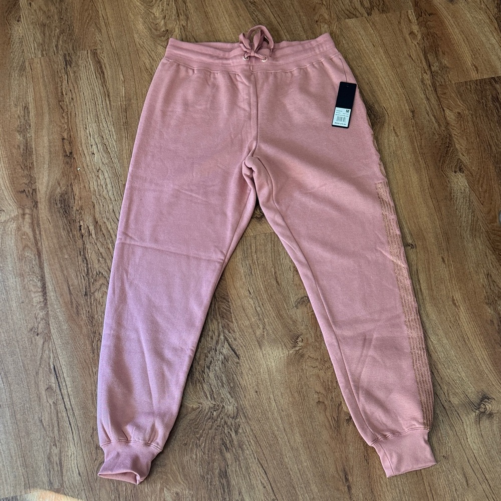 New with tags bebe Dusty Pink Jogger Pants